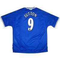 1999 01 chelsea home shirt sutton 9 excellent xxl