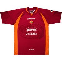 1997-98 Roma Home Shirt (Excellent) XL