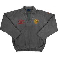 1995 96 manchester united umbro drill top excellent l