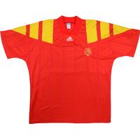 1992 94 spain home shirt very good l