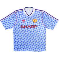 1990 92 manchester united away shirt very good lxl