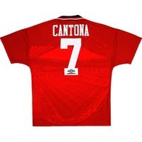 1994 96 manchester united home shirt cantona 7 wtags xxl