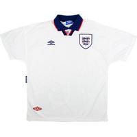 1993-95 England Home Shirt (Excellent) XL