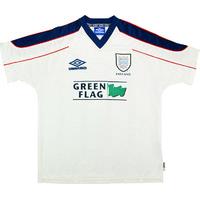 1998 england umbro training shirt good l