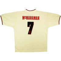 1996 97 liverpool away shirt mcmanaman 7 good xl