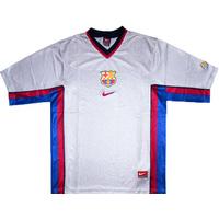 1998-01 Barcelona Away Basic Shirt (Good) XL