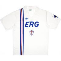 1988-90 Sampdoria Away Shirt XL