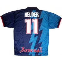 1995-96 Arsenal Away Shirt Helder #11 XL