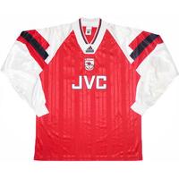 1992-94 Arsenal Player Issue Home L/S Shirt XL