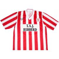 1989 91 exeter city home shirt l