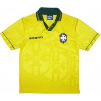 1993-94 Brazil Home Prototype Shirt Y