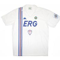 1989-90 Sampdoria Away Shirt L