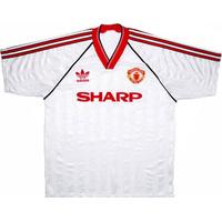 1988-90 Manchester United Away Shirt L