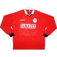 1998-99 AlbinoLeffe Match Issue Away L/S Shirt #18