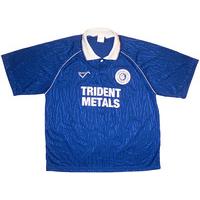 1991 92 chester city home shirt xl