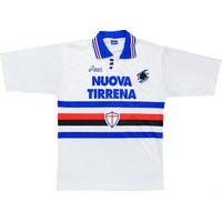 1995 96 sampdoria away shirt very good m