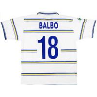 1998 99 parma match issue away shirt balbo 18