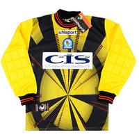 1998-00 Blackburn Yellow GK Shirt *w/Tags* M.Boys