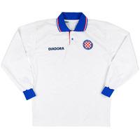 1996 98 hajduk split home ls shirt m