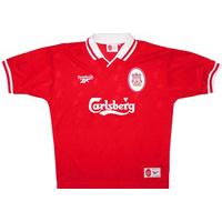 1996-98 Liverpool Home Shirt (Very Good) M.Boys