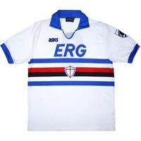 1990-91 Sampdoria Away Shirt XL