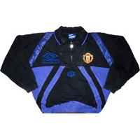 1995 96 manchester united umbro drill top s