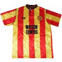 1989-90 Partick Thistle Home Shirt L