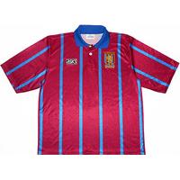 1993 95 aston villa home shirt xl