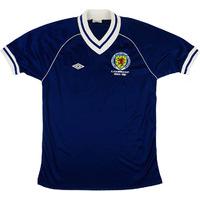 1982 Scotland \'World Cup\' Home Shirt S