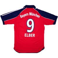 1999-01 Bayern Munich Home Shirt Elber #9 M