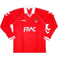 1989-91 Benfica Home L/S Shirt XL