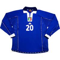 1998-99 Italy Women Match Issue Home Shirt #20