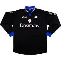 1999 00 sampdoria gk black shirt as new l