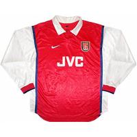 1998-99 Arsenal Player Issue Home L/S Shirt XXL
