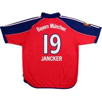 1999-01 Bayern Munich Home Shirt Jancker #19 XL