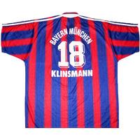 1995 97 bayern munich home shirt klinsmann 18 very good xl