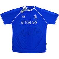 1999-01 Chelsea \'Signed\' Home Shirt Melchiot #15 *w/Tags* XL