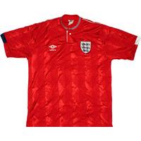 1987-90 England Away Shirt M