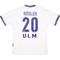 1999-01 SSV Ulm Home Shirt Rösler #20 L