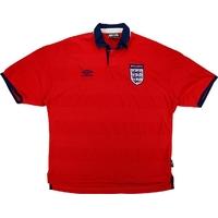 1999-01 England Away Shirt (Very Good) XL