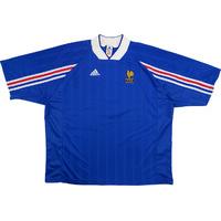 1998-99 France U-18 Match Issue Home Shirt #7
