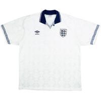 1990-92 England Home Shirt L