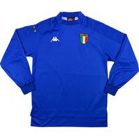 1998-00 Italy Home L/S Shirt XL