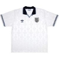 1990-92 England Home Shirt XL