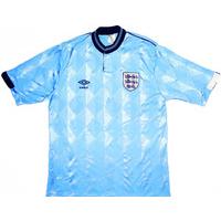 1987-90 England Third Shirt M