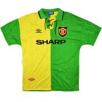 1992 94 manchester united third shirt xl