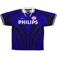 1996 97 psv match issue away shirt 16