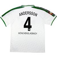 1998 99 borussia monchengladbach home shirt andersson 4 good xl