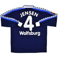 1997-98 Wolfsburg Match Worn Third L/S Shirt Jensen #4 (v Stuttgart)