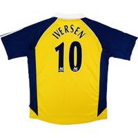 1999 01 tottenham away shirt iversen 10 excellent l